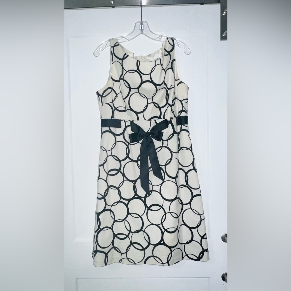 Jessica Howard Black and White Circle Mini Dress